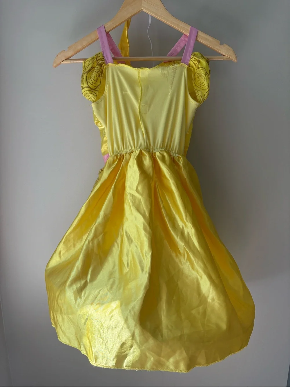 DISNEY Princess Belle Costume Dress - Fantasy Play Dress Up - Size 4-6 Girls